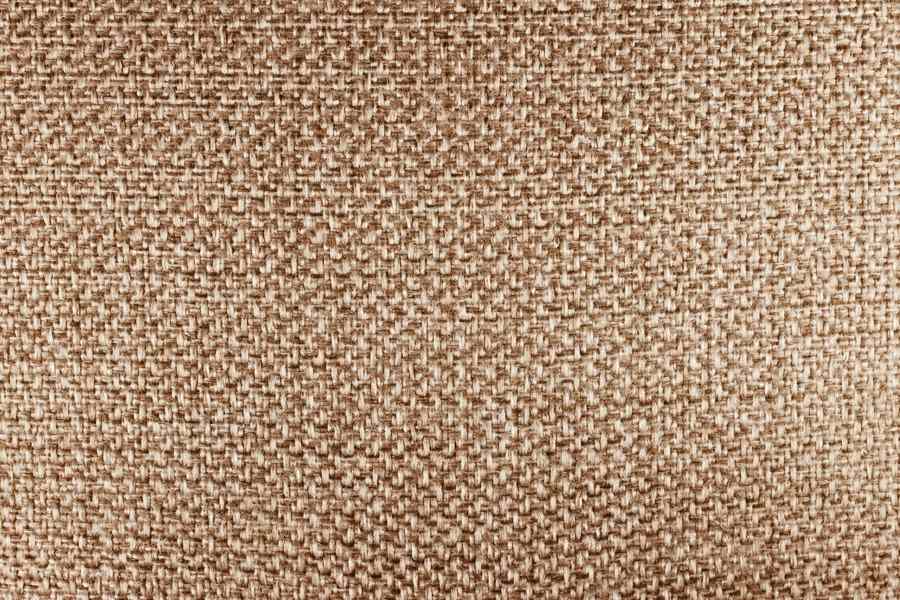 Close-up of natural woven canvas fabric texture